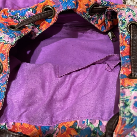 Floral 2000s mini-backpack - Picture 4 of 5